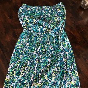 Lilly Pulitzer strapless dress